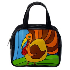 Thanksgiving Turkey  Classic Handbags (one Side) by Valentinaart