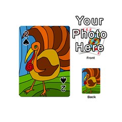 Thanksgiving Turkey  Playing Cards 54 (mini)  by Valentinaart