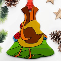 Thanksgiving Turkey  Ornament (christmas Tree) by Valentinaart