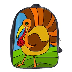 Thanksgiving Turkey  School Bags (xl)  by Valentinaart