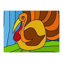 Thanksgiving Turkey  Double Sided Flano Blanket (mini) 