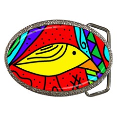 Yellow Bird Belt Buckles by Valentinaart