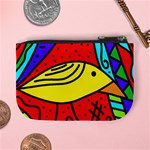 Yellow bird Mini Coin Purses Back