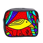 Yellow bird Mini Toiletries Bag 2-Side Back