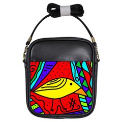 Yellow Bird Girls Sling Bags