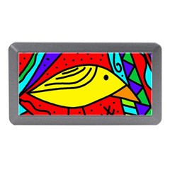 Yellow Bird Memory Card Reader (mini) by Valentinaart