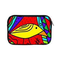 Yellow Bird Apple Ipad Mini Zipper Cases by Valentinaart