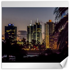 Montevideo Cityscape Scene At Twilight Canvas 20  x 20  