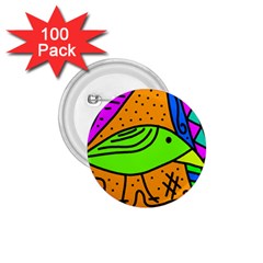 Green Bird 1 75  Buttons (100 Pack) 