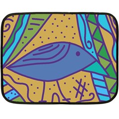 Blue Bird Double Sided Fleece Blanket (mini) 