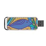 Blue bird Portable USB Flash (One Side) Front