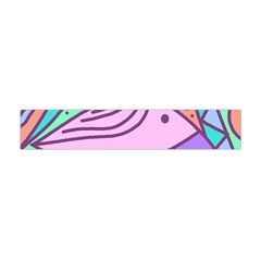 Pink Pastel Bird Flano Scarf (mini) by Valentinaart