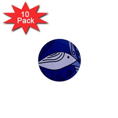 Blue Bird 1  Mini Magnet (10 Pack)  by Valentinaart