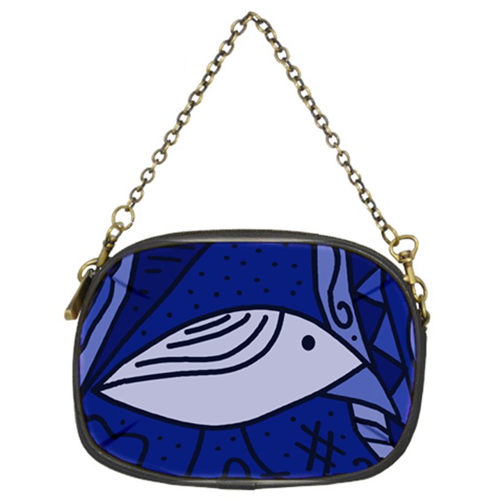 Blue bird Chain Purses (Two Sides) 