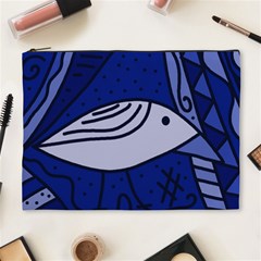 Blue Bird Cosmetic Bag (xl) by Valentinaart