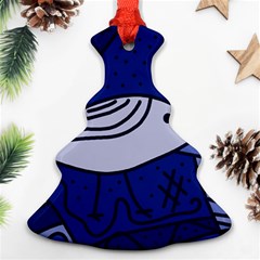 Blue Bird Ornament (christmas Tree)