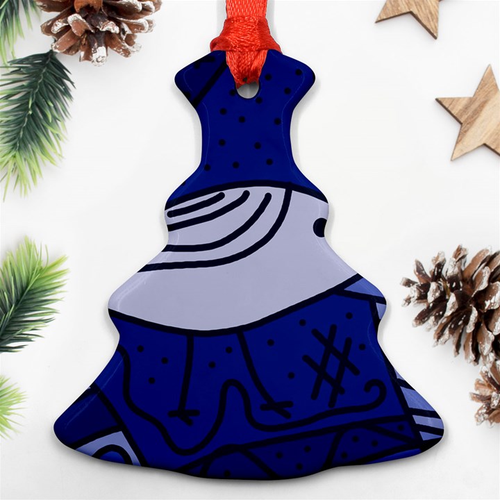 Blue bird Ornament (Christmas Tree)