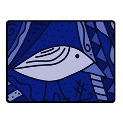 Blue Bird Double Sided Fleece Blanket (small)  by Valentinaart