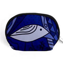 Blue Bird Accessory Pouches (medium)  by Valentinaart