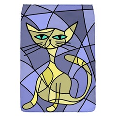 Artistic Cat - Yellow Flap Covers (s)  by Valentinaart