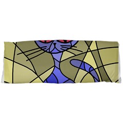 Artistic Cat - Blue Samsung Galaxy Tab 7  P1000 Hardshell Case 