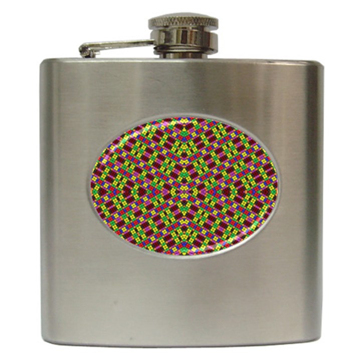 TISHREI KING FOUR I Hip Flask (6 oz)