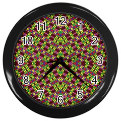 Tishrei King Four I Wall Clocks (black) by MRTACPANS