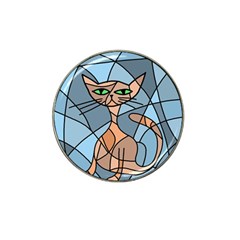 Artistic  Cat - Orange Hat Clip Ball Marker (4 Pack) by Valentinaart