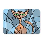 Artistic  cat - orange Small Doormat  24 x16  Door Mat