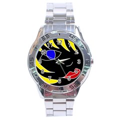 Blond girl Stainless Steel Analogue Watch