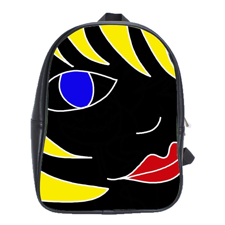 Blond girl School Bags (XL) 