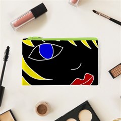 Blond Girl Cosmetic Bag (xs) by Valentinaart