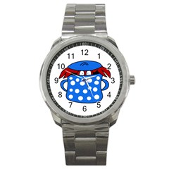 Cooking Lobster Sport Metal Watch by Valentinaart