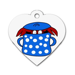 Cooking Lobster Dog Tag Heart (one Side) by Valentinaart