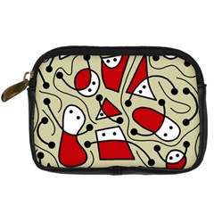 Playful Abstraction Digital Camera Cases by Valentinaart