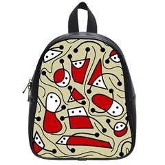 Playful Abstraction School Bags (small)  by Valentinaart