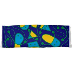 Playful Abstract Art - Blue And Yellow Samsung Galaxy S I9008 Hardshell Case