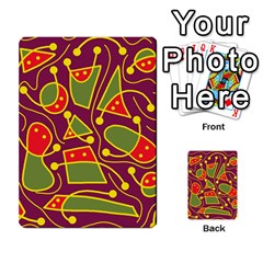 Playful Decorative Abstract Art Multi-purpose Cards (rectangle)  by Valentinaart