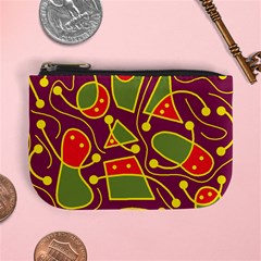 Playful Decorative Abstract Art Mini Coin Purses by Valentinaart