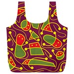 Playful decorative abstract art Full Print Recycle Bags (L)  Front