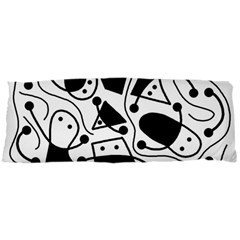 Playful Abstract Art - White And Black Samsung Galaxy Tab 7  P1000 Hardshell Case 