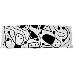 Playful Abstract Art - White And Black Samsung Galaxy S I9008 Hardshell Case