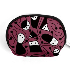 Playful Abstraction Accessory Pouches (medium)  by Valentinaart