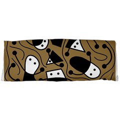 Playful Abstract Art - Brown Samsung Galaxy Tab 7  P1000 Hardshell Case 