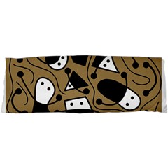 Playful Abstract Art - Brown Samsung Galaxy Nexus S I9020 Hardshell Case