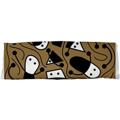 Playful Abstract Art - Brown Samsung Galaxy S I9008 Hardshell Case