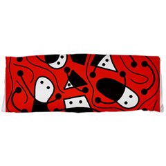 Playful Abstract Art - Red Samsung Galaxy Tab 7  P1000 Hardshell Case 