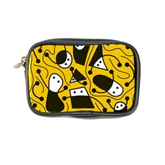 Playful abstract art - Yellow Coin Purse