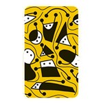 Playful abstract art - Yellow Memory Card Reader Front