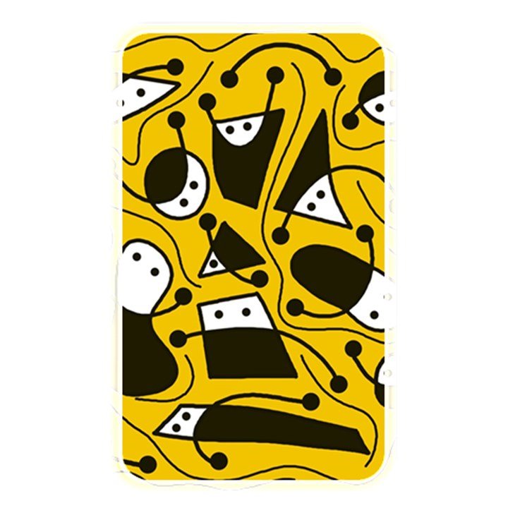 Playful abstract art - Yellow Memory Card Reader